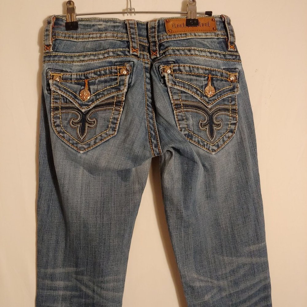 Rock & Revival Jen straight pocket flap denim jeans 26